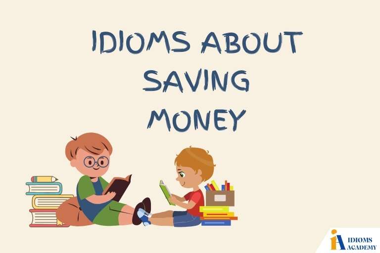 idioms about saving money