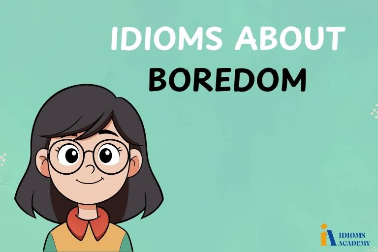 idioms about boredom