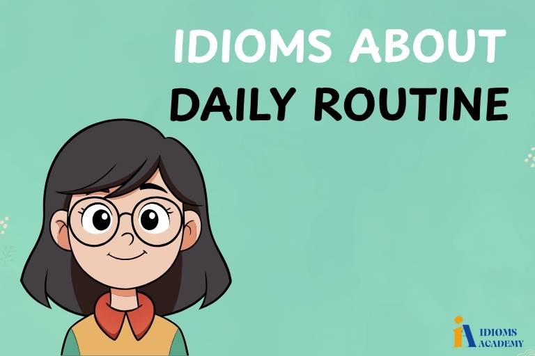 idioms about daily routine