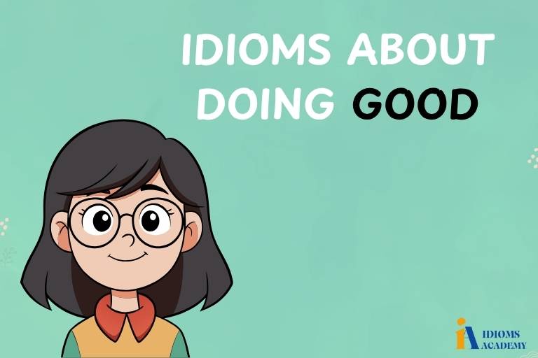 idioms about doing good