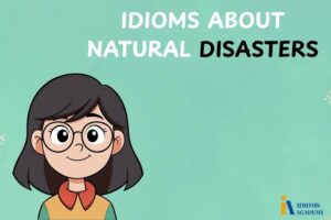 idioms about natural disasters