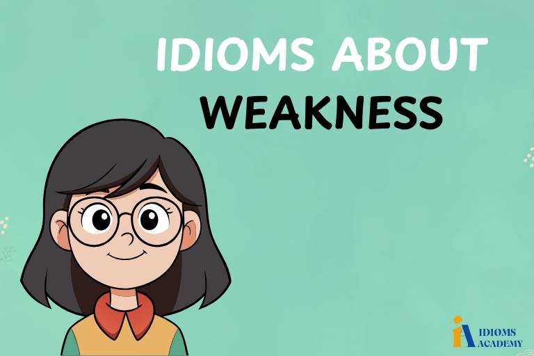 idioms about weakness