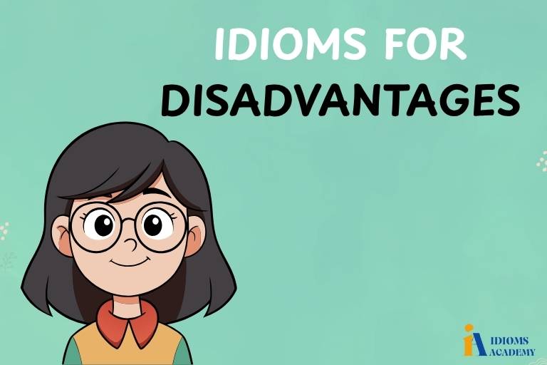 idioms for disadvantages