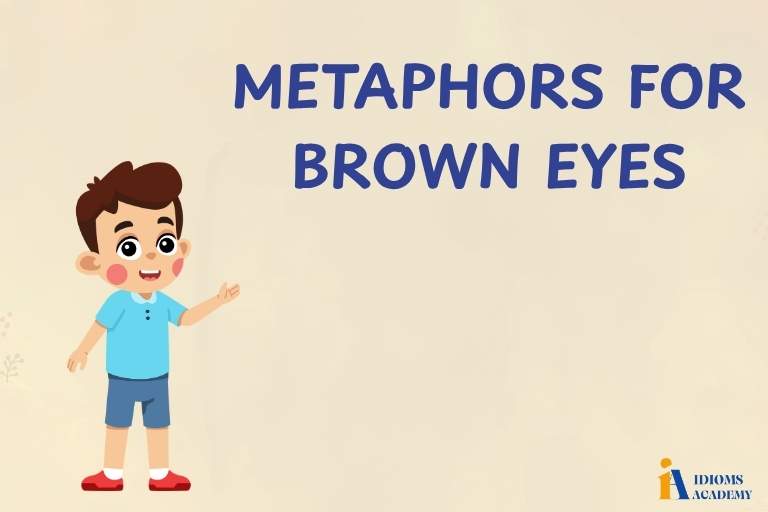 metaphors for brown eyes