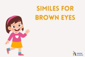 similes for brown eyes