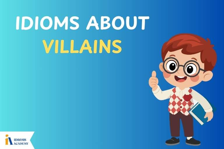 idioms about villains