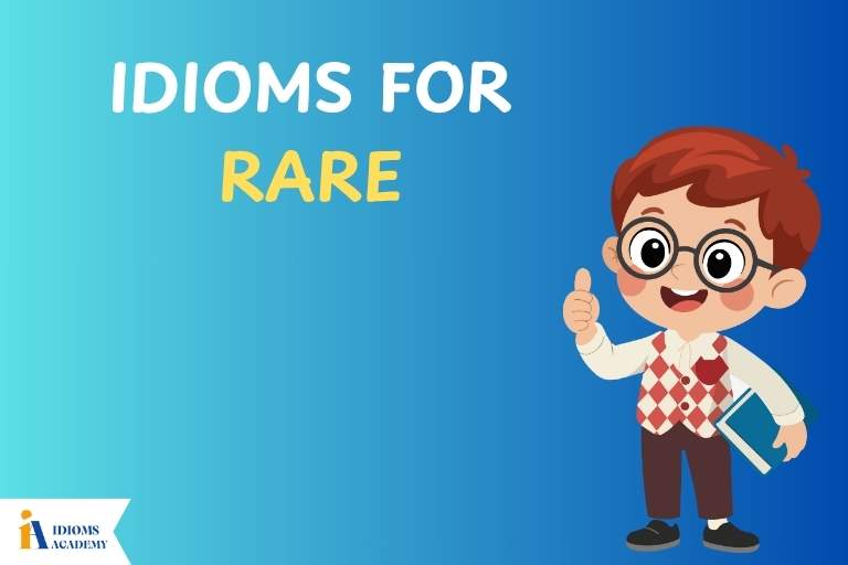 idioms for rare