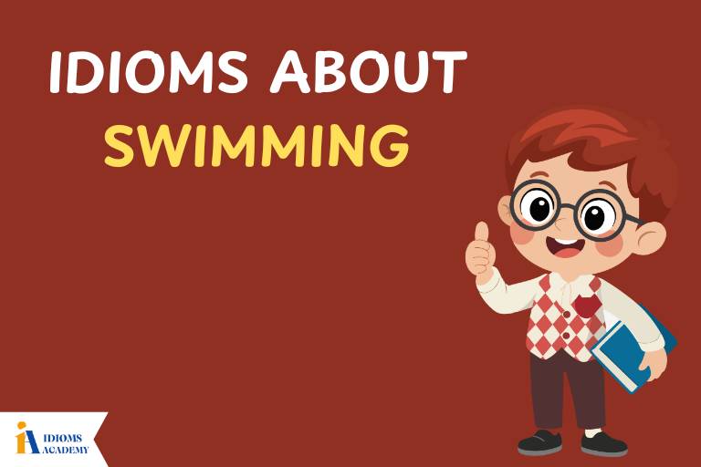 idioms about swimming