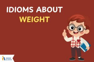 idioms about weight